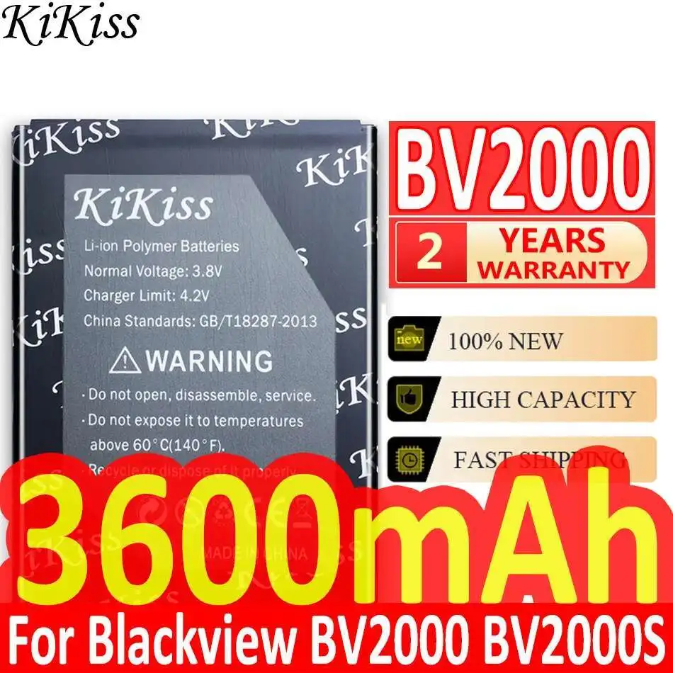 Хорошая низкотемпературная батарея для мобильного телефона 3600 мАч для Blackview BV2000 BV2000S, долговечная
