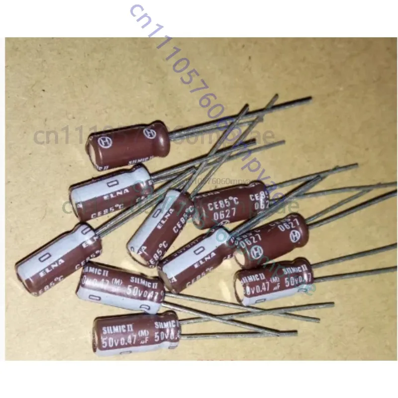 

Оригинальные японские аудиоэлектролитические конденсаторы ELNA SILMIC II 50V 0.47UF 5X11MM