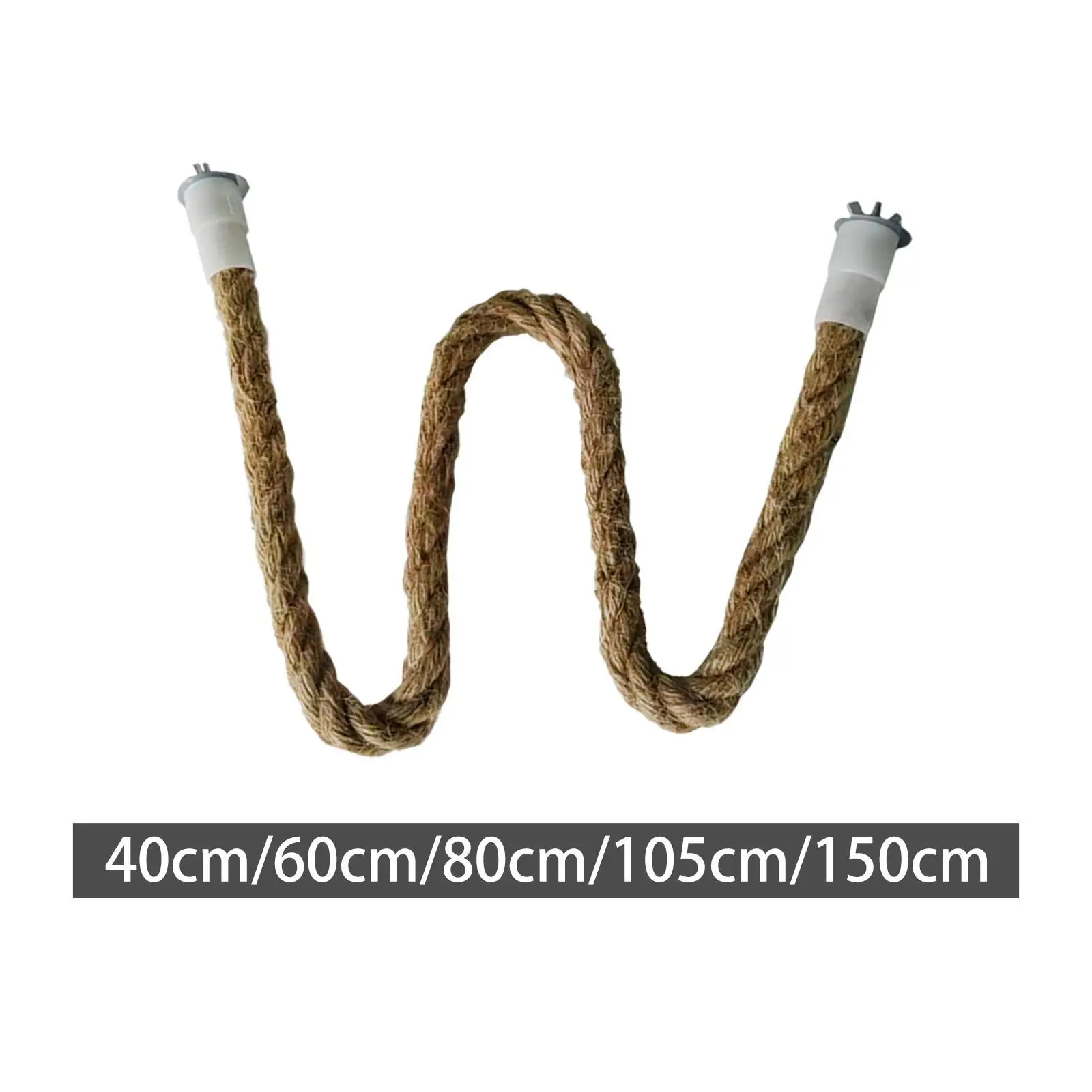

Bird Perch Stand Birds Supplies Standing Parrot Climbing Rope Cage Accessories Bendable for Conures Parrot Canary Budgie Finch