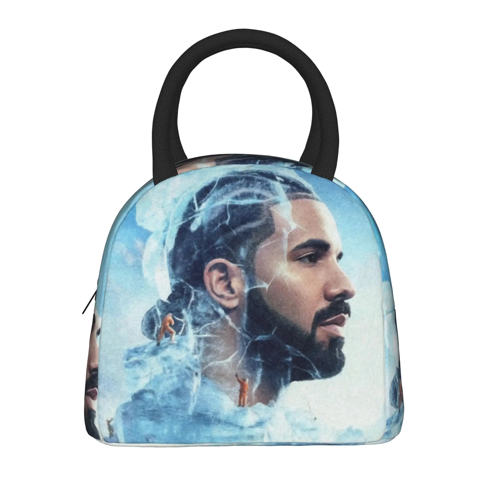 

Insulated Lunch Boxes Drake Iceman Album 2026 Accessories Food Box Harajuku Cooler Thermal Lunch Box For School