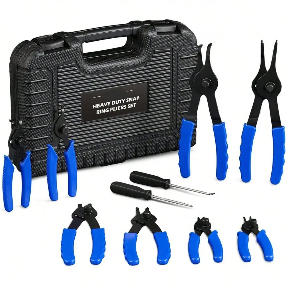 

Set, Internal External Set With Straight Bent Hook And Pick, Heavy Duty And Removal Tool With Storage Case Gloves