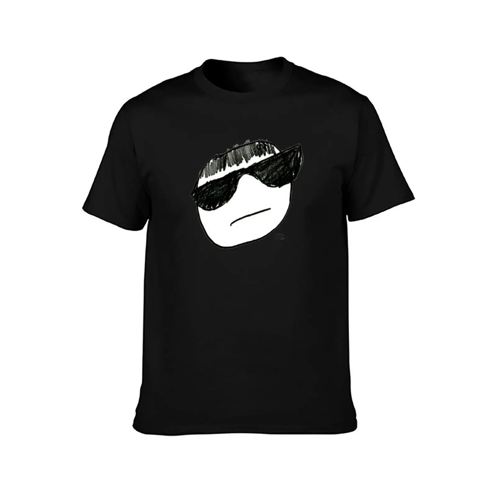 Pouty Sunglasses is cool and uncomfortable T-Shirt No Iron Casual Short Sleeve Top view 2