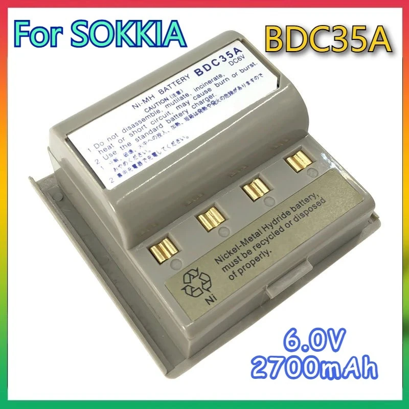 

2700mAh BDC35A NI-MH Battery For SOKKIA SET-030R 130R 2100 22D 2010 2110 22B 230RM Series Total Station Rechargeable Batteries