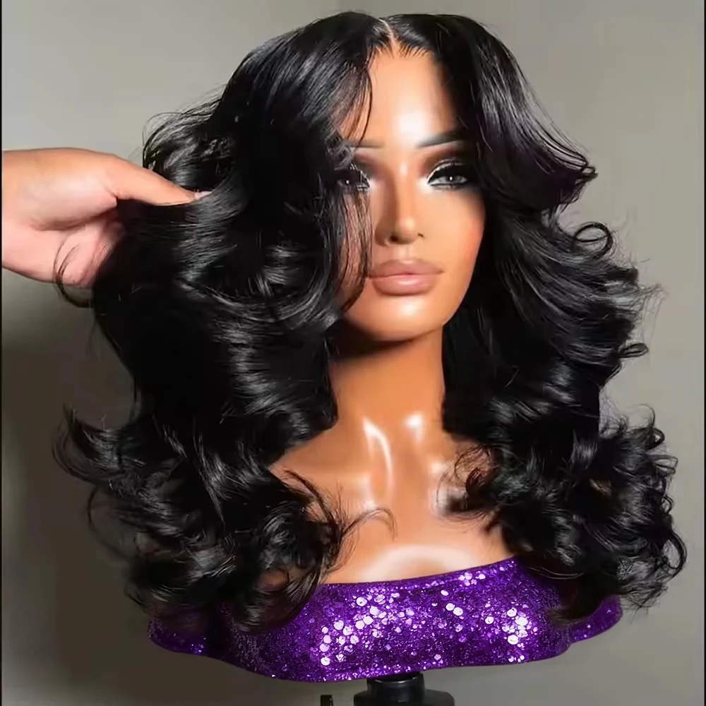 100% Echthaarperücken im Short-Bob-Stil mit Body Wave, 7x5 Glueless Perücken, sofort tragbar, vorgezupft, Water Wave 13x4 13x6 HD Lace Frontal Echthaarperücken für Damen, 250er Dichte, im Angebot.