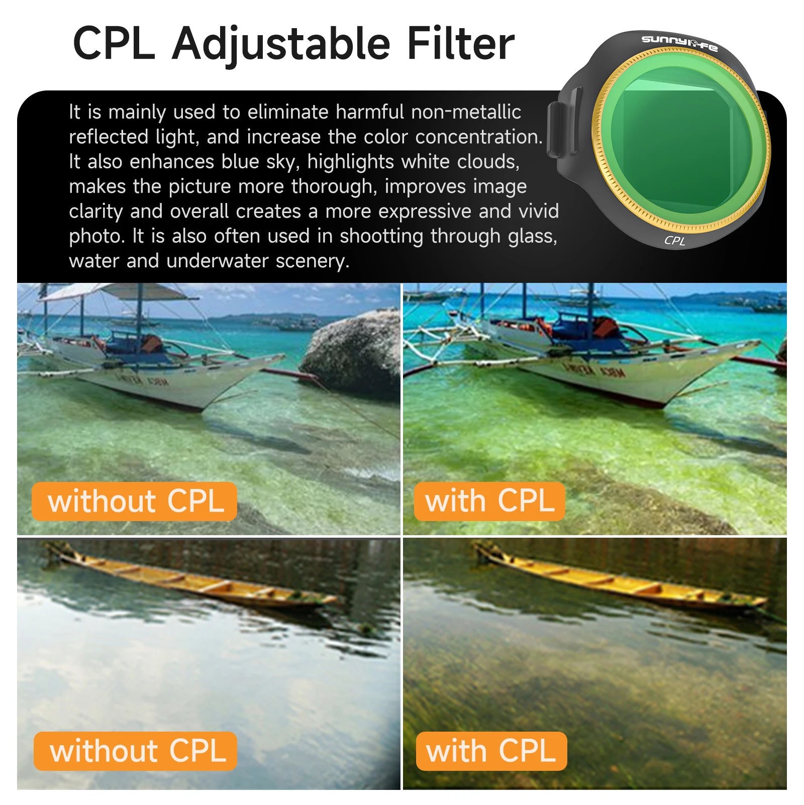 ND عدسة مجموعة مرشح ل DJI Mini 5 Pro عدسة واقية UV CPL ND8/16/32/64/ ND8/16/32/64PL ND64PL الاستقطاب ملحقات الطائرة بدون طيار ﻿