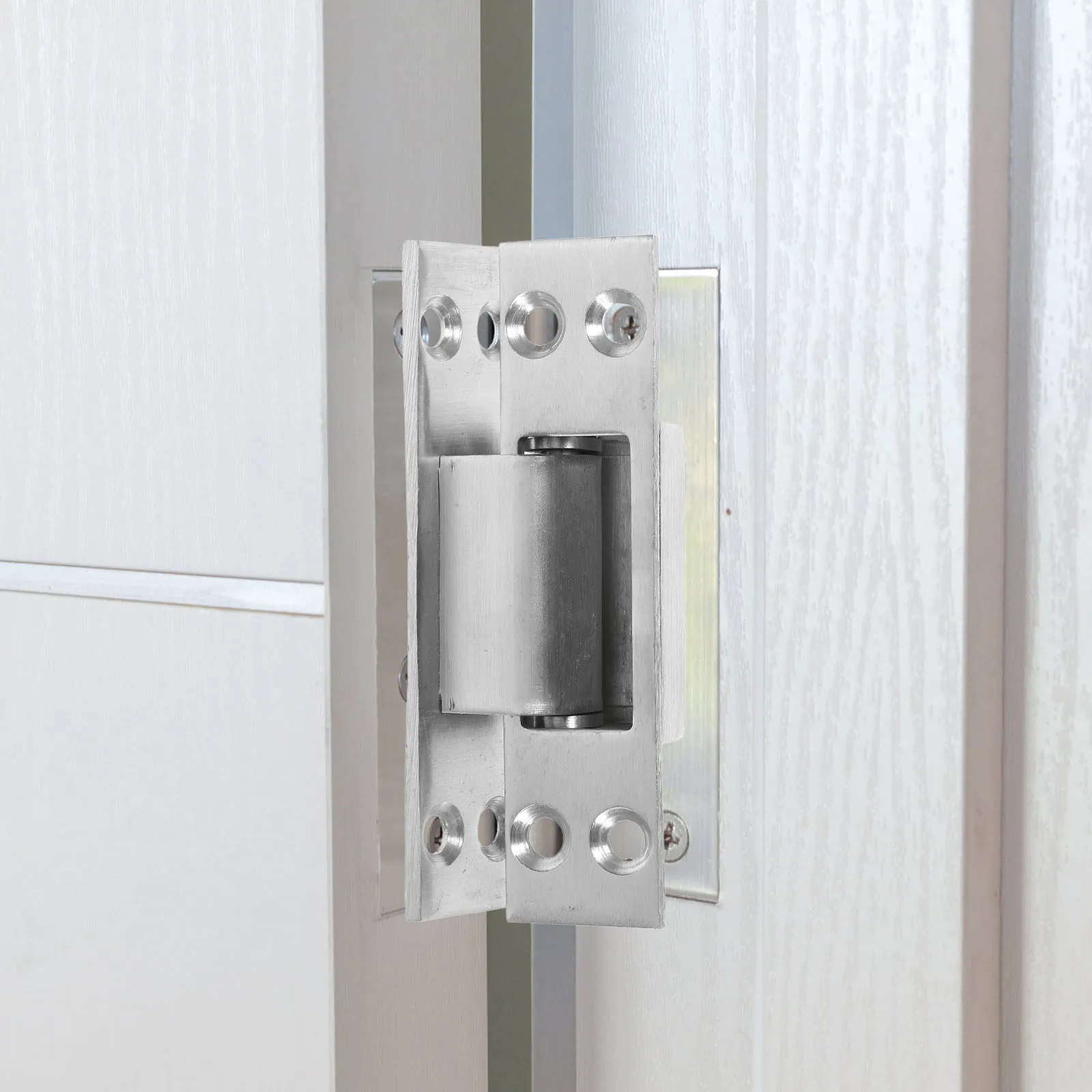 

Invisible Door Hinge 304 Stainless Steel Hidden Hinges for Wood Doors Smooth Replacement Gate Barn Garage Small Metal Cabinet