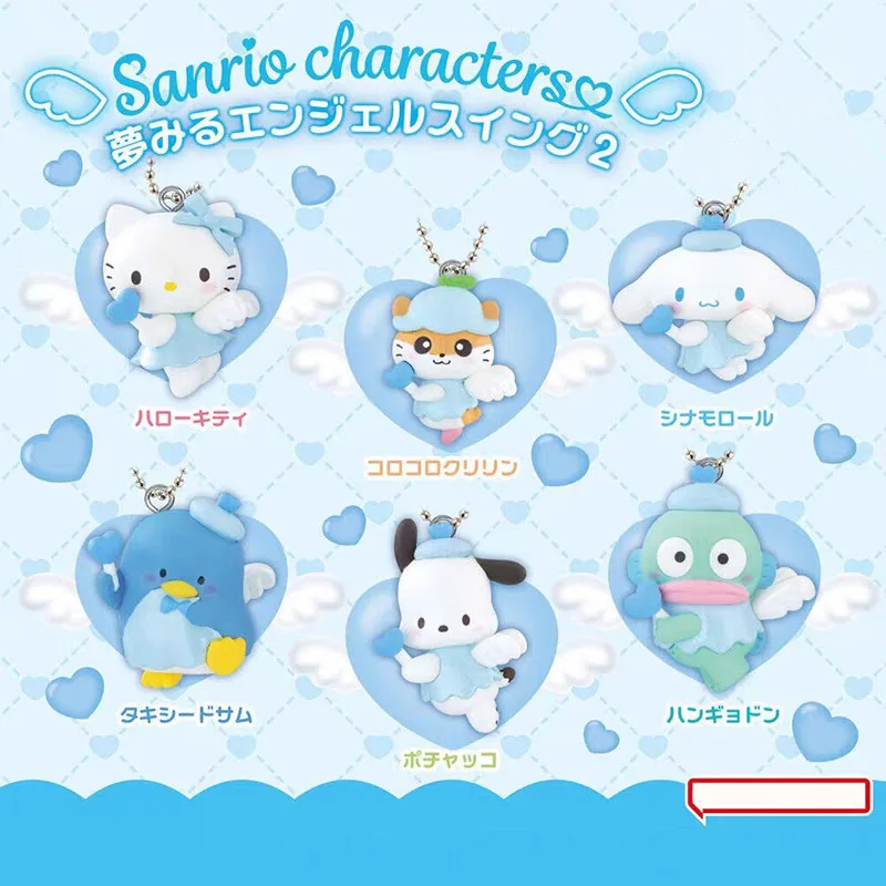 

Sanrio Dream Angel, загадочная слепая коробка, кукла, кулон, милые маленькие аксессуары, подарок для девочек, колокольчик с пингвином, колы, модная игрушка