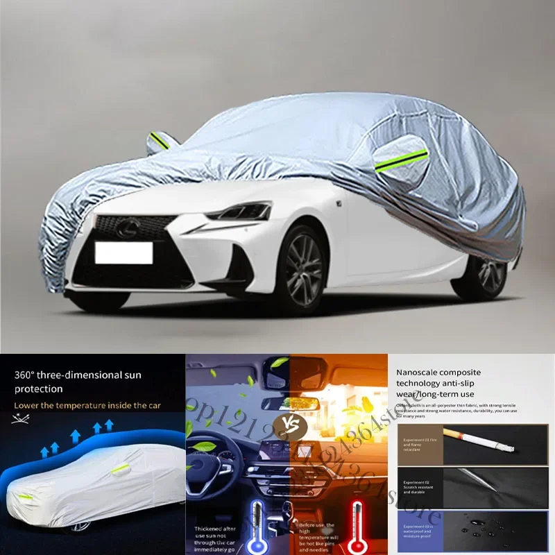 

For Lexus IS 210T Car cover Exterior Car Cover Outdoor Protection Full Car Covers Waterproof Sunshade Snow Cover Anti UV