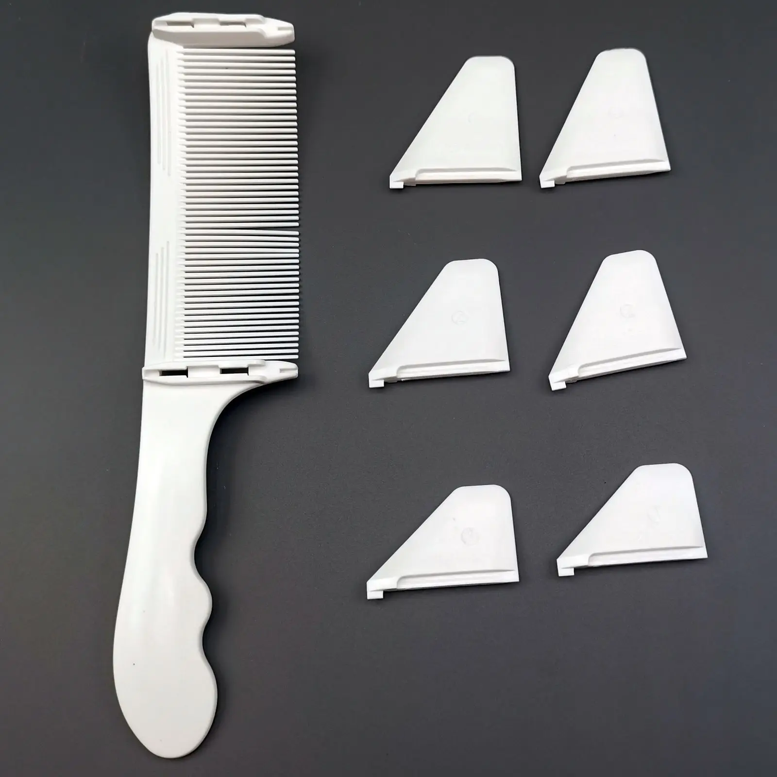 1/2Pcs Barber Fade Comb Kit Blending Flat Top Hair Cutting Fading Stying Comb For Men Fade Brush Salon Hair Tool Accessories