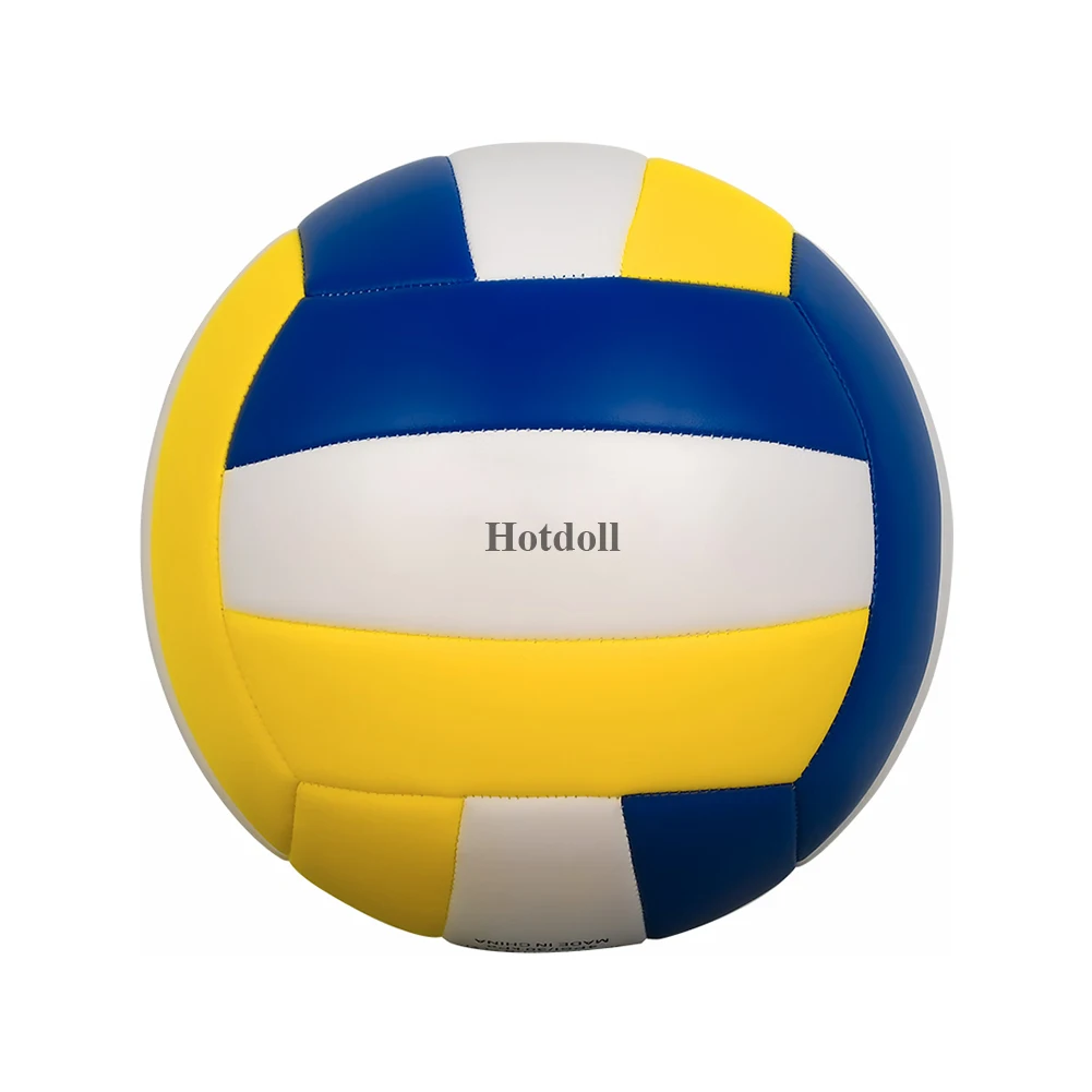 Hotdoll Volleyballs, 2 Pcs Volleyballs Official Size 5 Waterproof Soft Volleyball with Pump for Kids Youth Adults Indoor Outdoor