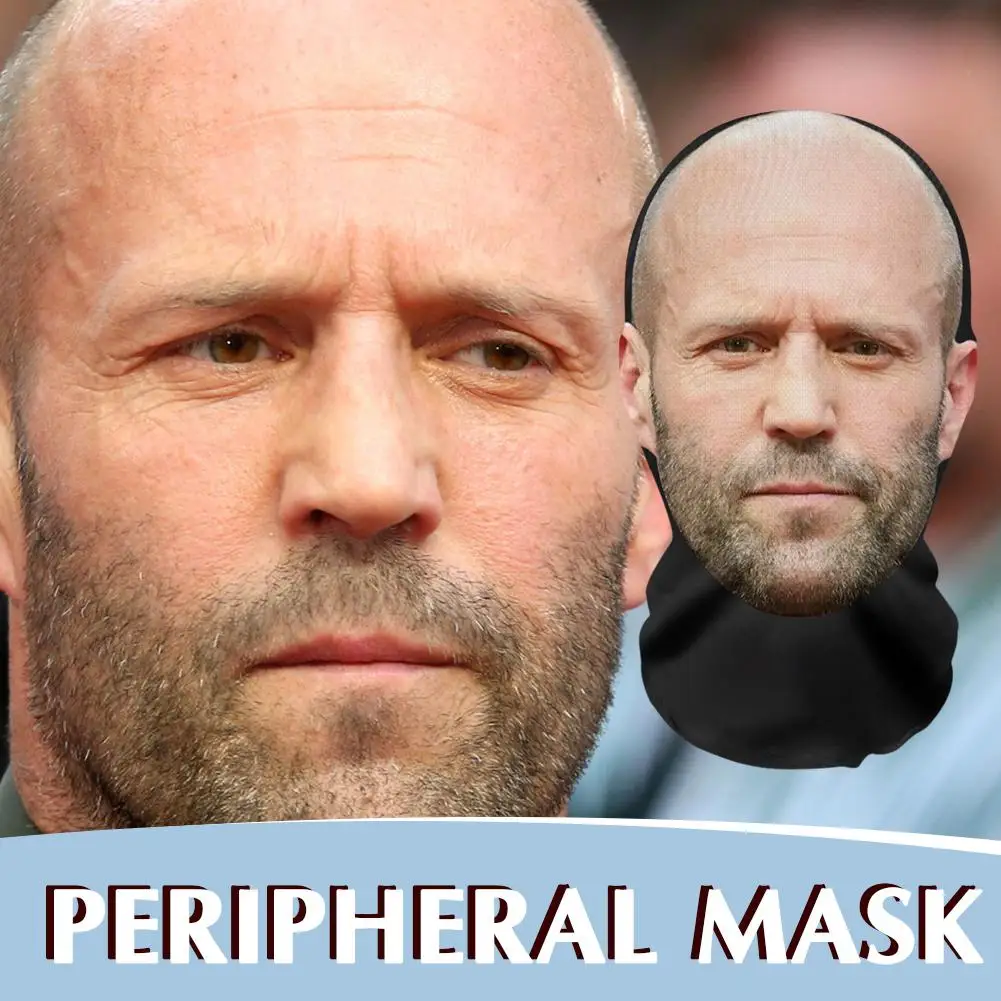 Verbesserte Lustige 3D Elastische Realistische Prominenten-Maske Visualisierte Masken Vollgesichts-Cosplay Balaclava Halloween-Party-Requisiten Kopfbedeckungen – Detail 5