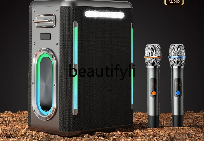 

Bluetooth speaker 300W home outdoor car mobile KTV subwoofer high fidelity audio