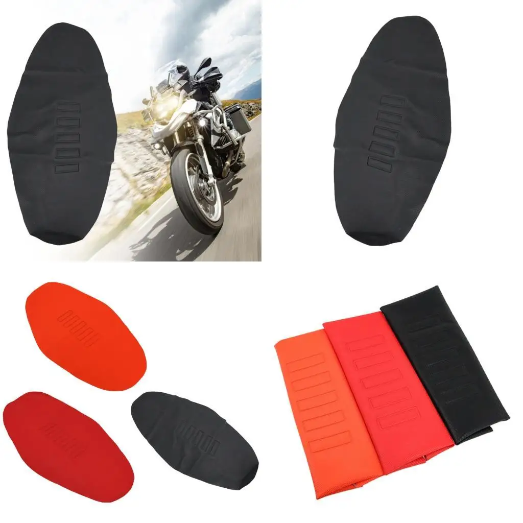 Trim to Fit Motorcycle Cover, Textured Ribbed Contact Layer in PVC Rubber for Trail Use and Repair Work