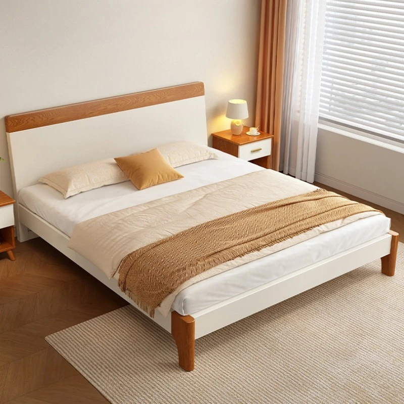 

wooden single bed frame 180x200 stable bedroom household bed comfortable simple meubles de chambre sleeping set furniture