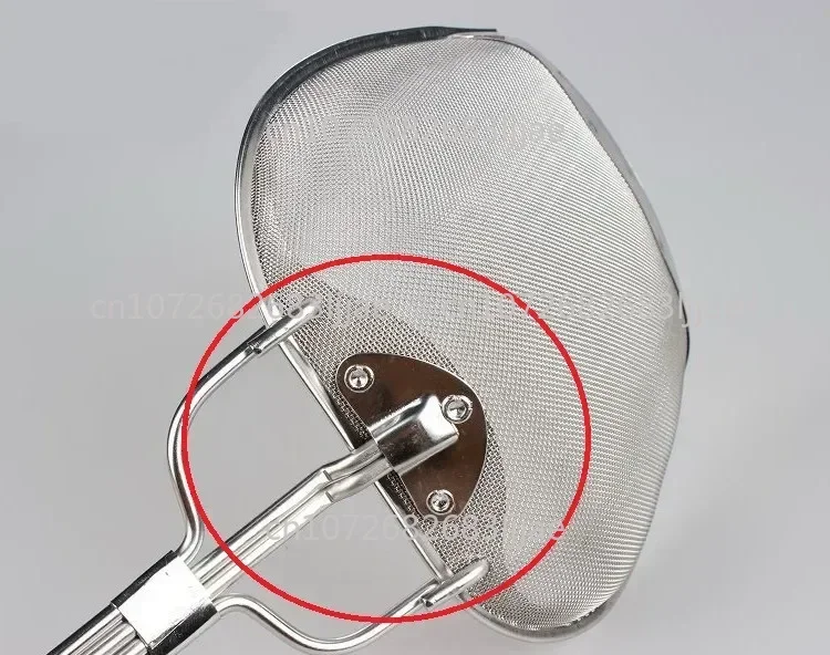 オイルフライドポテト用大型ザル-高密度キッチン調理器具-ステンレス製ストレーナー-colador-acero-inoxidable