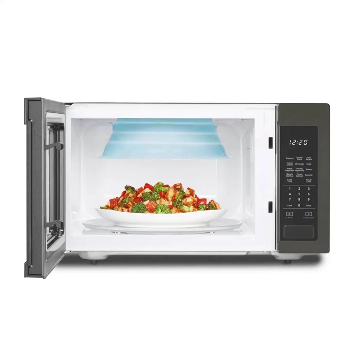 abzt折りたたみ式電子レンジシリコンカバー、家庭用キッチン用通気式スプラッターカバー、スープやご飯用の食品飛散防止カバー