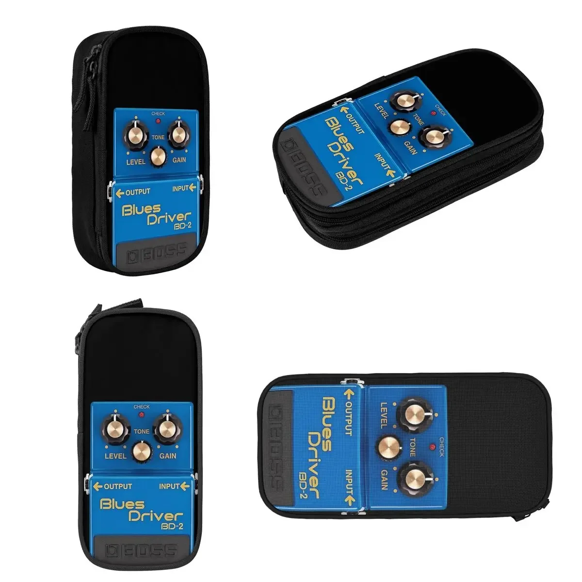 Blues Driver BD-2 Overdrive Bluesbreaker Guitar Pedal Dirty Pencil Cases Pen Bags Pen Box Pencil Pouch For Boys Girls