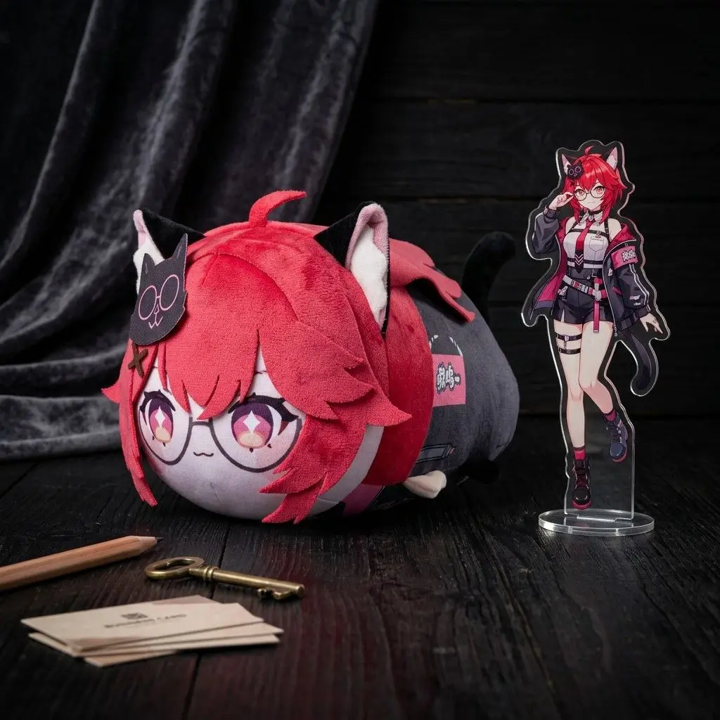 30CM Neverness to Everness Lacrimosa Nanally Coluccis Plush Pillows Mint Cosplay Stuffed Cushion Room Decoration Christmas Gift