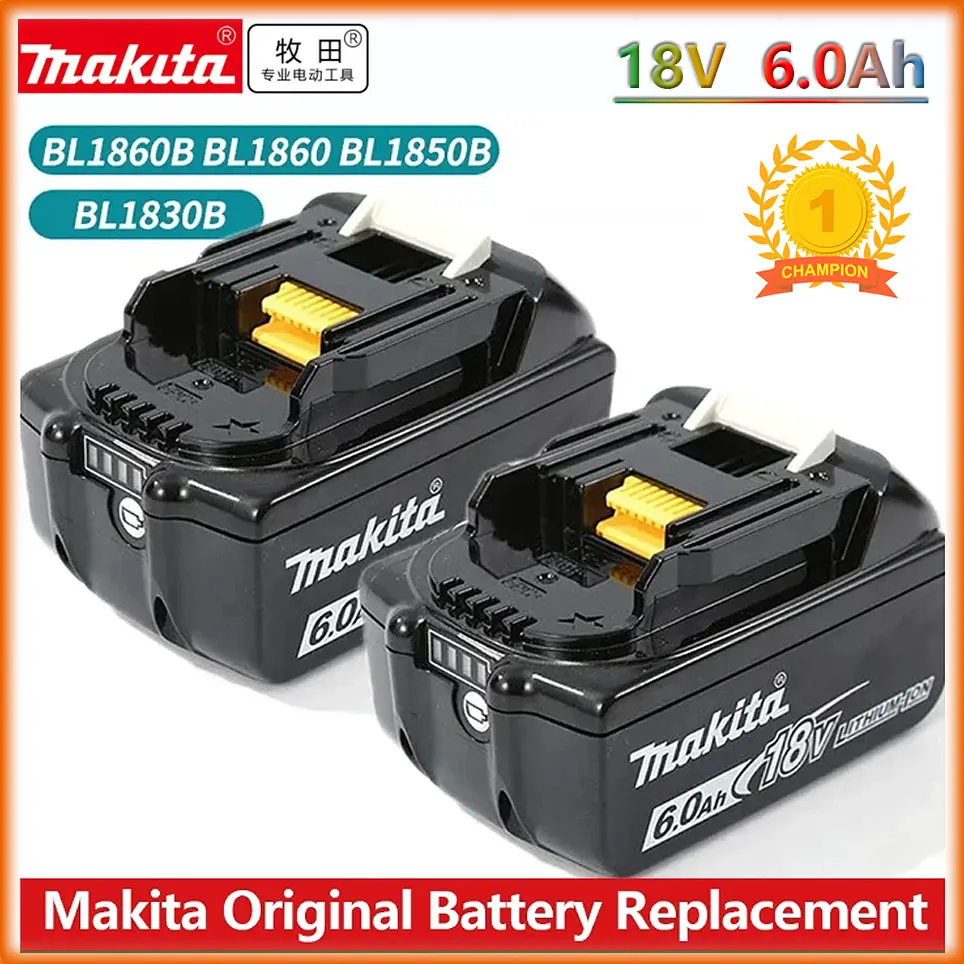 

Аккумулятор makita BL1860/BL1850B/BL1850/BL1840/BL1830, сменный аккумулятор с отверткой и зарядным устройством, 18 в, оригинал