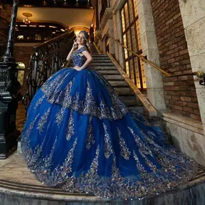 Blue ball gowns sale