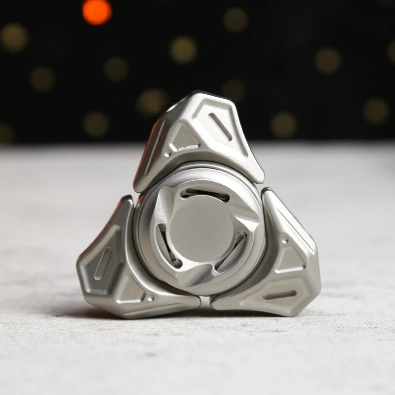 Hellhound EDC acier inoxydable mécanique armure ouverte Gyroscope du bout des doigts bureau soulagement du stress jouets Fidget Spinner jouet de bureau