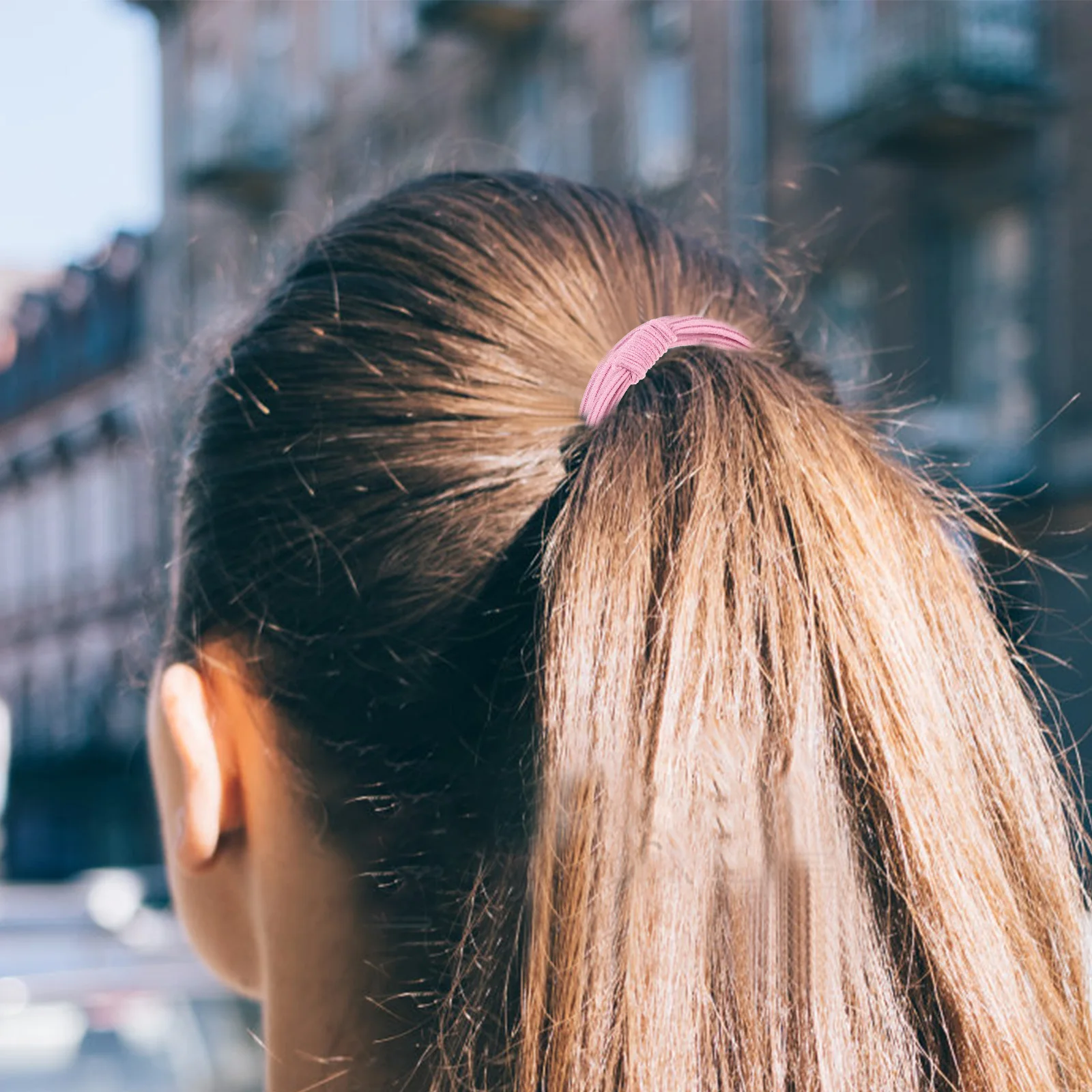 

40Pcs Stylish Elastic Hair Ties Bands Simple Ponytail Holders Durable Accessories for Women Hair Ties Ponytail Holders