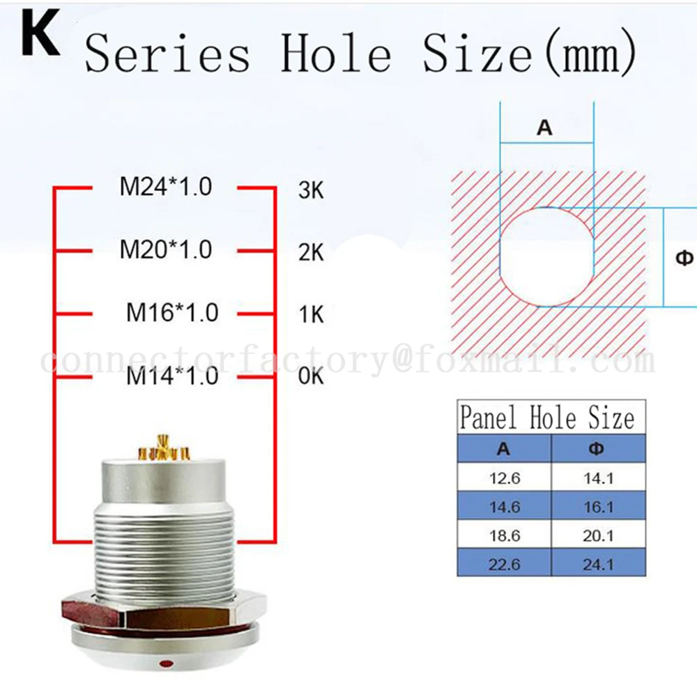 EEG 0K 1K 2K 2 3 4 5 6 7 8 9 10 12 14 16 19 26 Pin Welding And PC Board Mounting Waterproof Push-pull Self-locking Female Socket