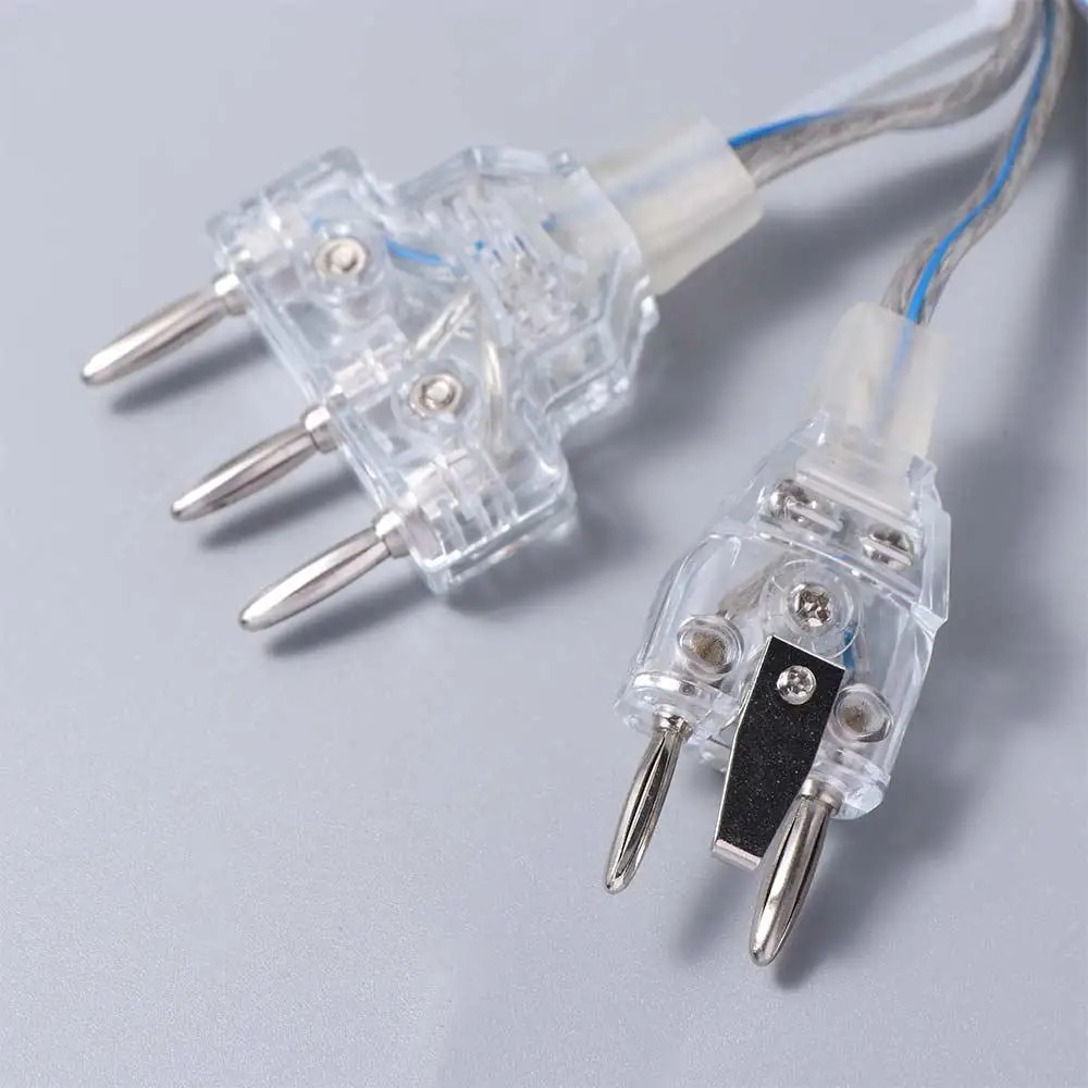 Cables transparentes para el cuerpo de esgrima, conector de máscara de acero inoxidable, Cable corporal Epee, línea manual, cables de lámina de esgrima flexibles