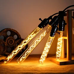 TIANFAN Vintage Led Bulbs Long Tube 4W Dimmable 185mm 300mm 220-240V E27 Edison Bulb Specialty Decorative Light Bulb