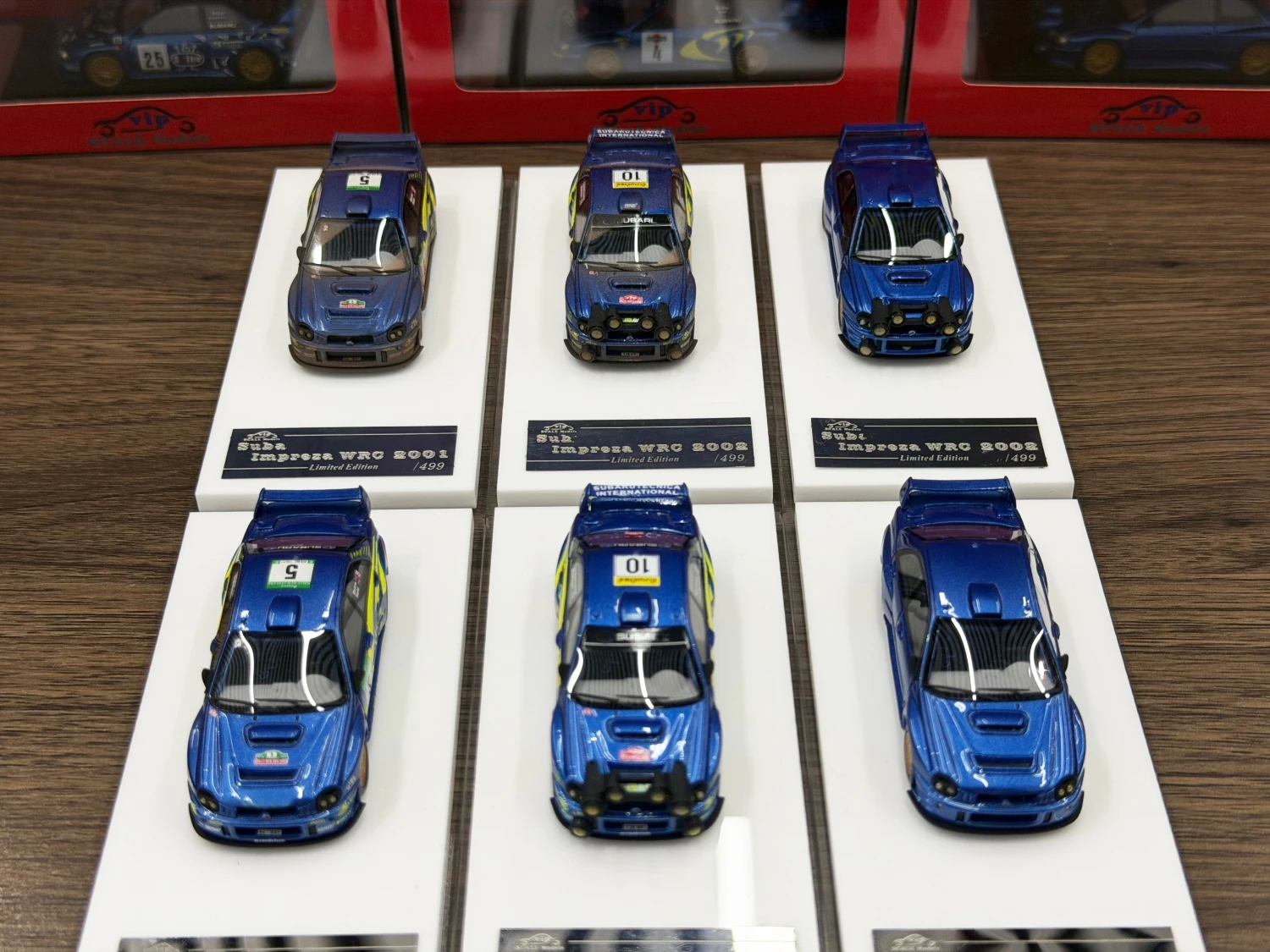 

Готовые акции Vip 1:64 Impreza WRC Коллекция из смолы Подарочная масштабная модель автомобиля