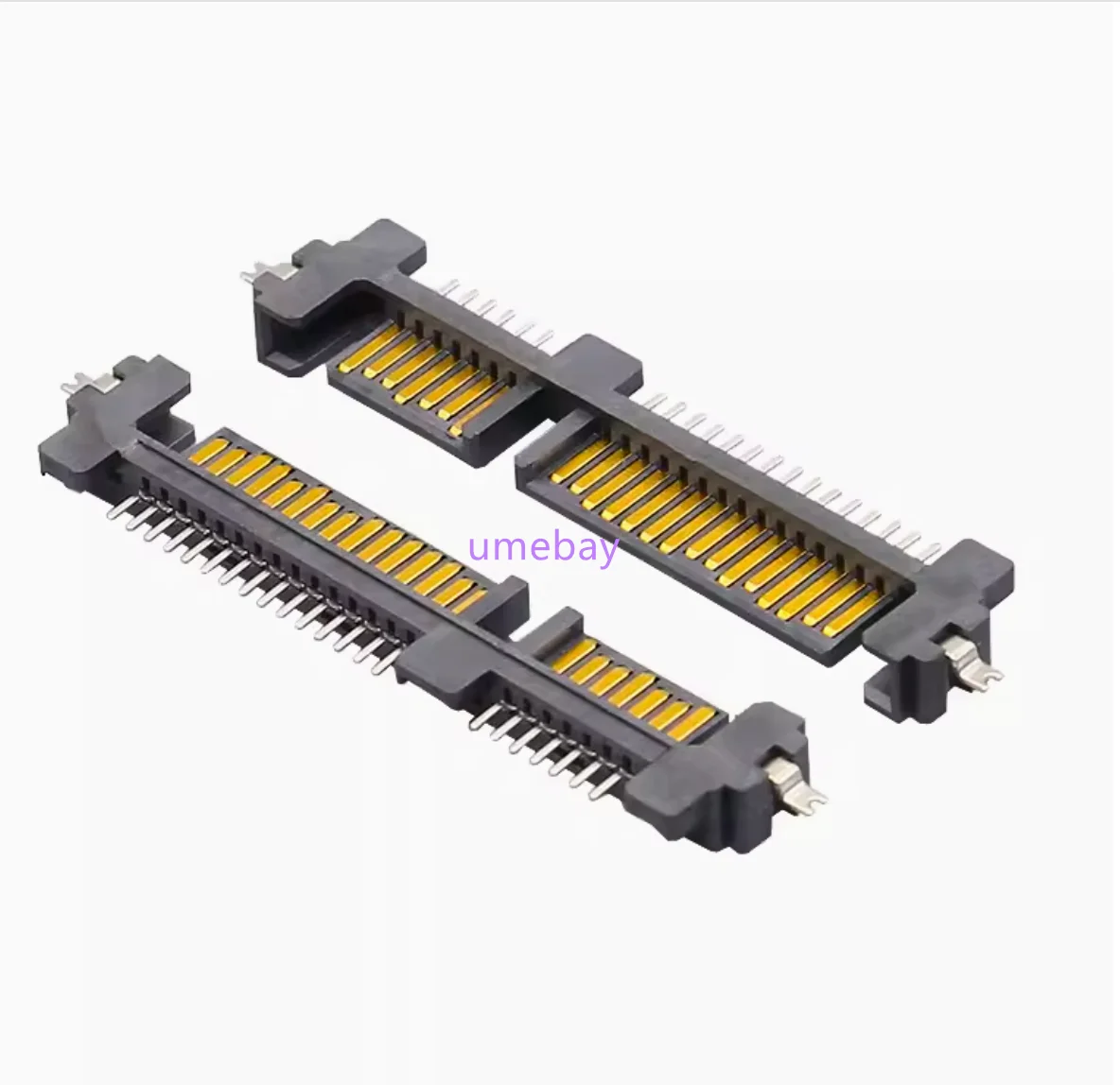 50pcs /  SATA7P+15P male socket sinking board SATA interface socket