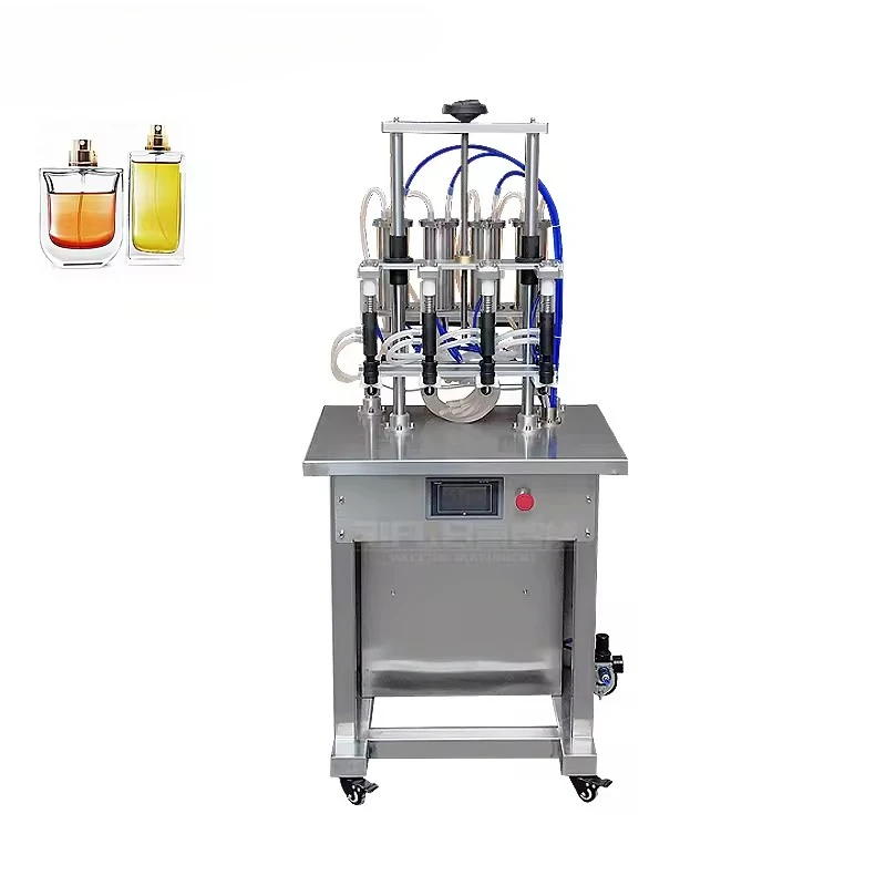 Semi automatic Essential oil Eyewash Cosmetics Beverage Filler Vacuum Fragrance Liquid Small Bottle Perfume Filling Machine