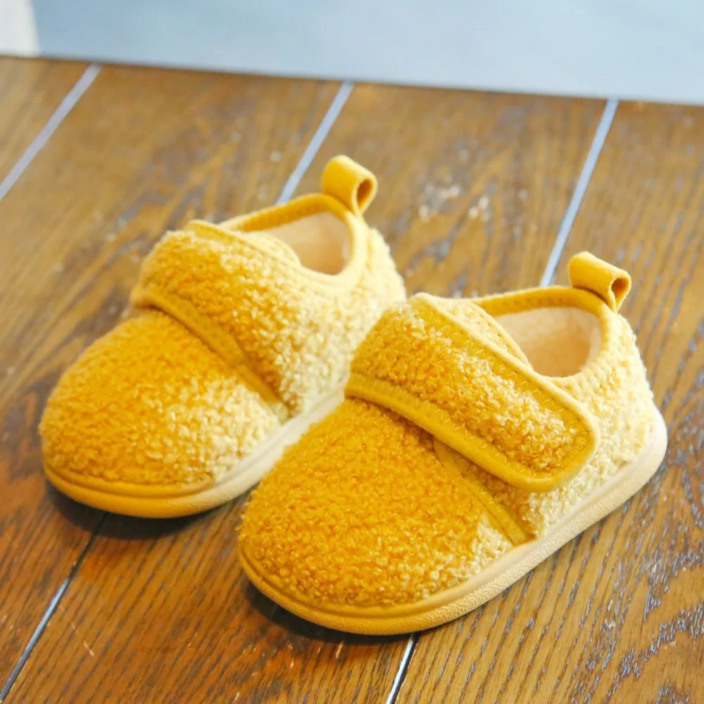 الشتاء الأطفال أحذية الثلوج الأحذية الدافئة لينة سوليد المضادة للانزلاق الرضع حذاء طفل صغير أحذية المشي #2