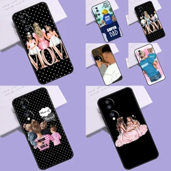 Super Dad Mom Baby Girl Twin Phone Case For Honor 90 Magic 5 Lite 70 50 Honor X8 X6 X7 X9 a 9X 8X Magic 5 Pro Back Cover