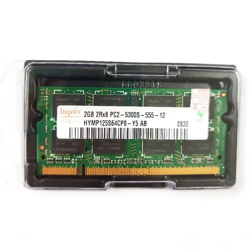 DDR2 RAMS 2GB 667MHz Laptop Memory DDR2 2GB 2RX8 PC2-5300s-555-12 SODIMM 1.8V