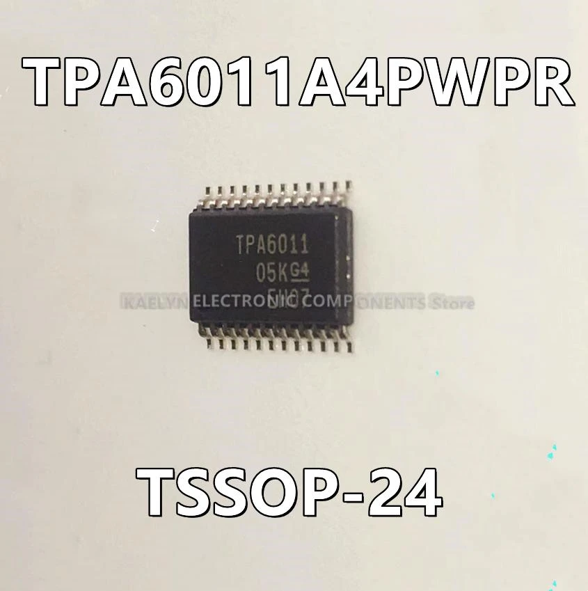 10Pcs/lot TPA6011A4PWPR TPA6011 Amplifier IC 2-Channel (Stereo) with Stereo Headphones Class AB 24-HTSSOP