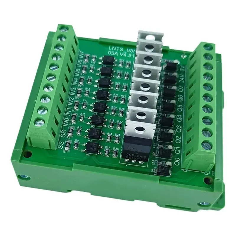 WORTHOWN-Industrial Control Board 8-Channel Relay Module PLC Signal Drive Output Amplifier Board Industrial PLC Controller