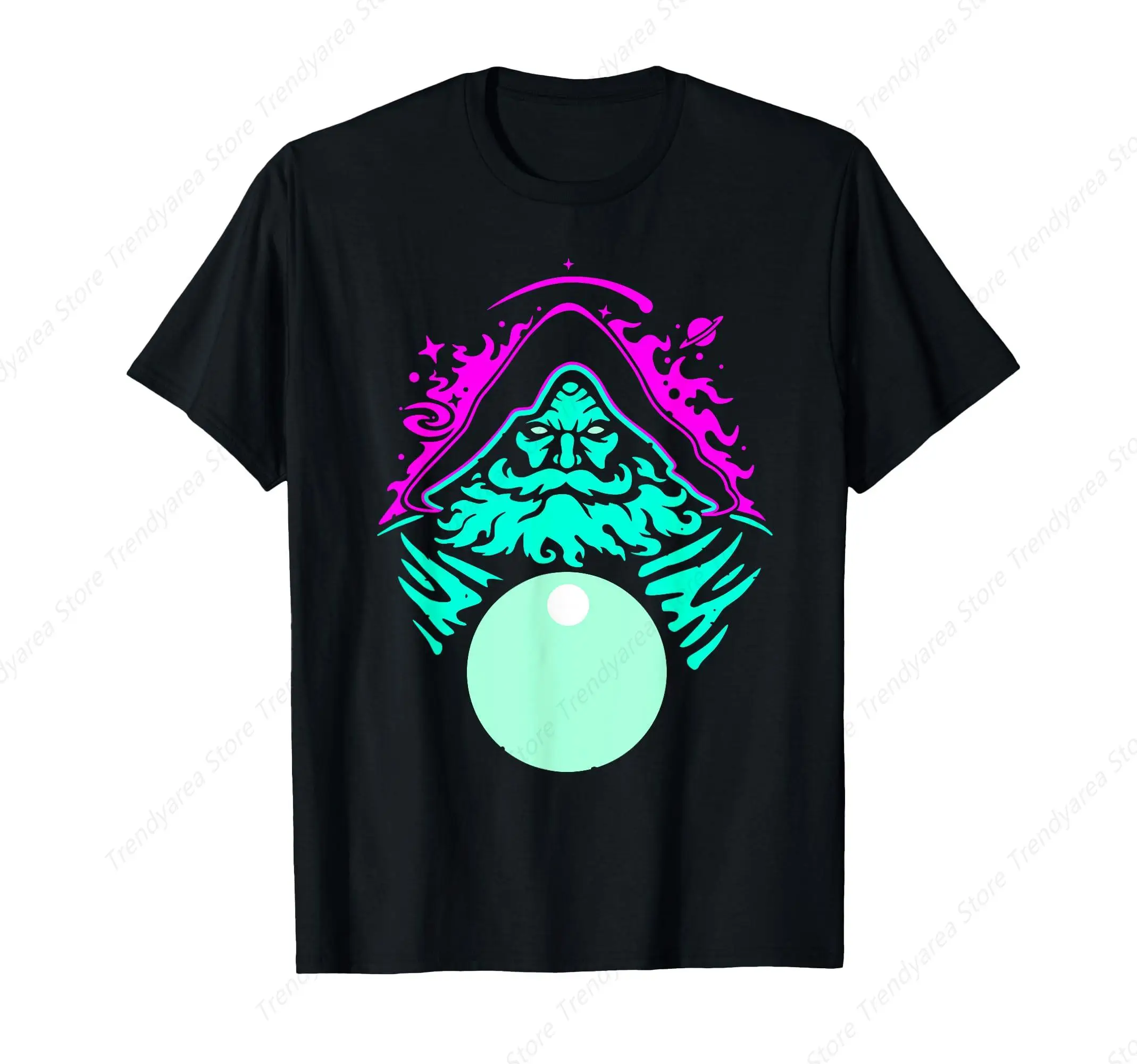 

Pondering My Orb - Wizard Ponder Cosmic Fantasy Magical T-Shirt