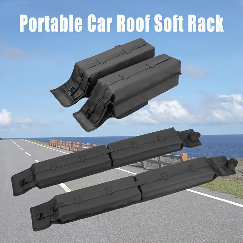 

Universal Vehicle Roof Rack Soft Luggage Carrier Durable Lightweight Travel Bag for Cars SUVs And Trucks