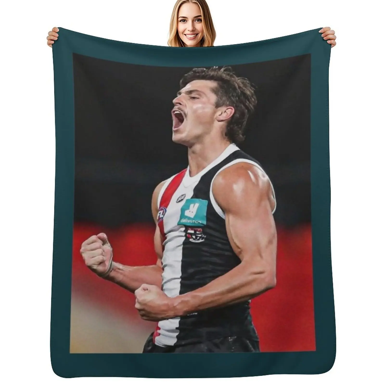 Jack Steele Throw Blanket Stylish Couch Blanket for Home Living Room