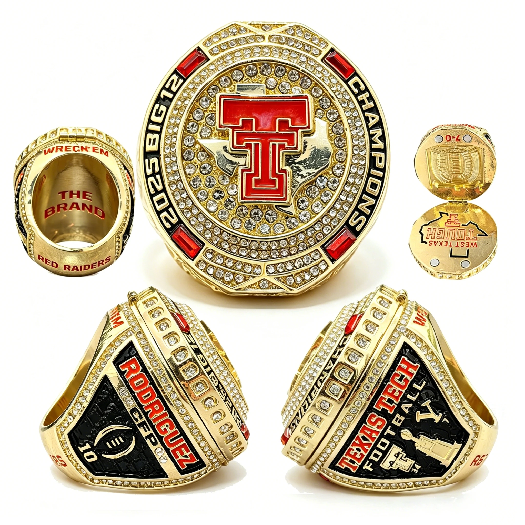 New 2026 ring Commemorative Ring Stainless Steel ring for boyfriend gift Champion accessories for University rugby fans gift
