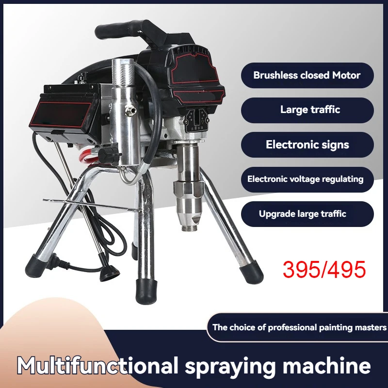 

495/395 Household Electric High Pressure Airless Spraying Machine Latex Paint Internal And External Wall Spraying Machine