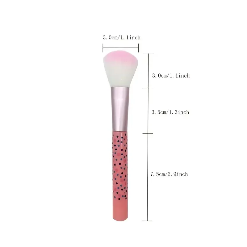 Set Kuas Rias 5 Buah Kuas Rias Premium, Kuas Eyeshadow Kit Rias Profesional Payet Kristal