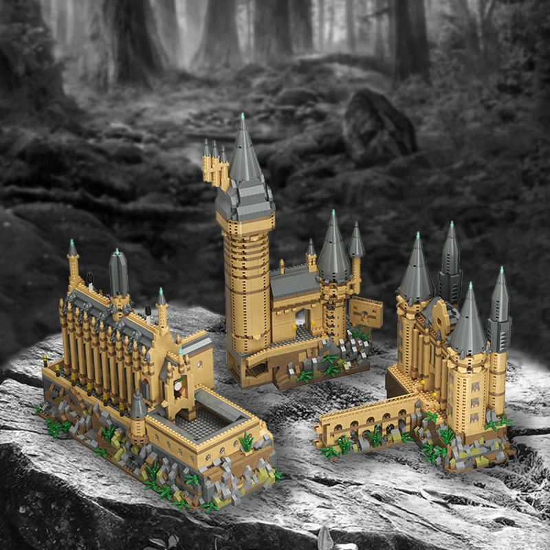 

Micro Size Hogwarts Castle Building Blocks Sets Harry Potter Toys Gifts for Kids Children Adult MOC 6000+Pcs 3.5mm Size Bricks