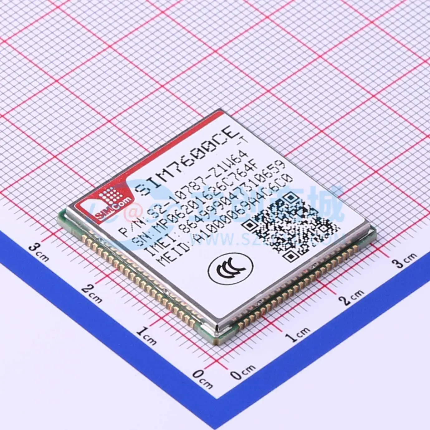 SIMCOM SIM7600CE-T Cellular Module 3.4V-4.2V