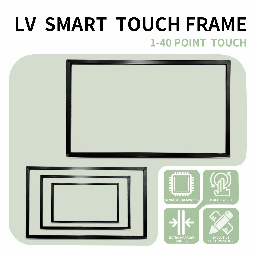 factory sells 86-inch plug and play IR touch frames directly for monitors & accessories without glass