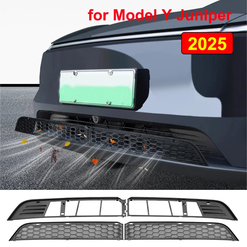 for Tesla Model Y Juniper 2025 Launch Car Anti-insect Front Mesh Grille Mesh Air Inlet Vent Cover Grille Guards Protector Cover