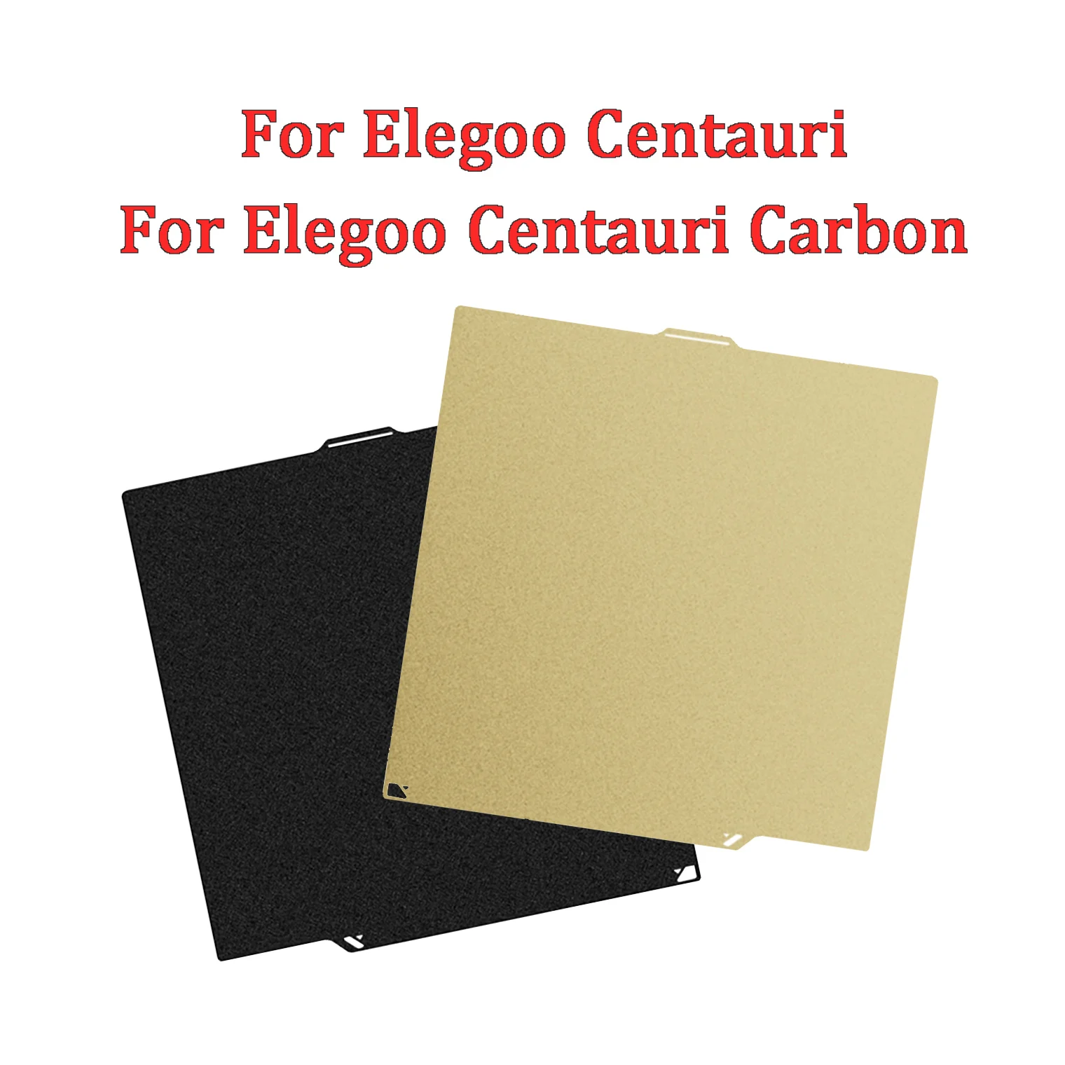 

For Elegoo Centauri Carbon PEI Build Plate 260x271mm Thickening Super Adhension Plate Spring Steel PEI Bed for Elegoo Centauri