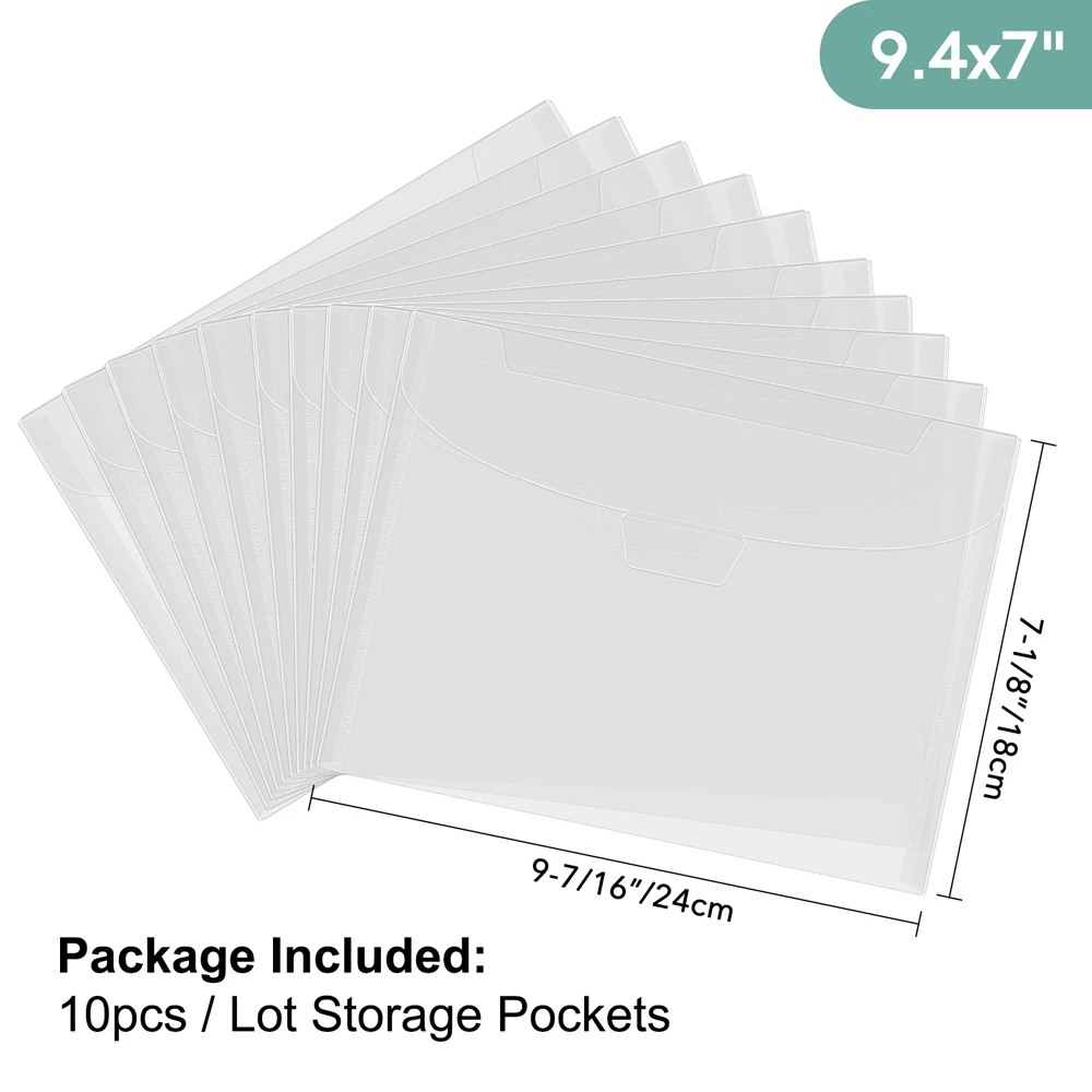 10 Pack Stamp and Die Storage Pockets