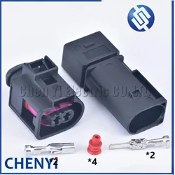 2 Pin male or female auto waterproof Connectors Wire harness Plug For Horn injector plug 4D0971992